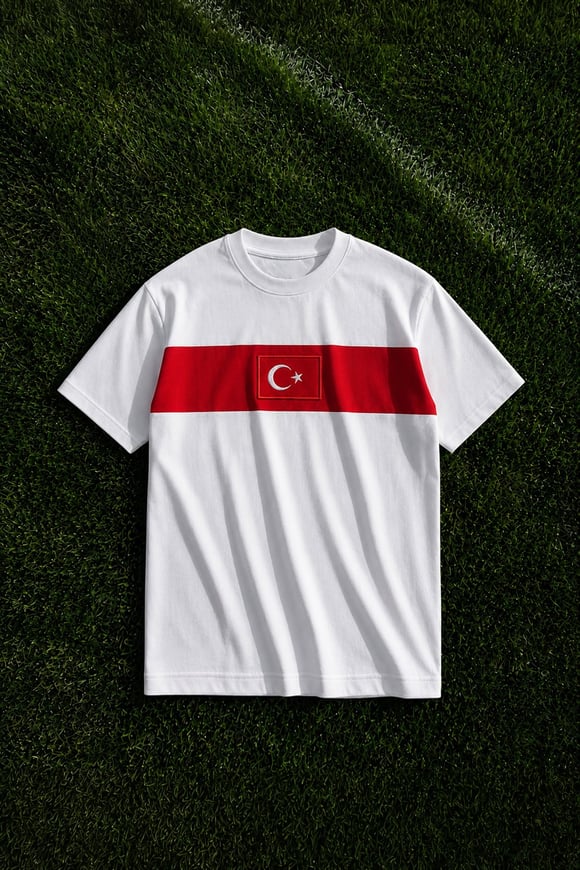 Türk Bayraklı Premium Tişört