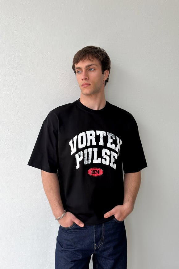 Vortex Pulse Baskılı Tişört
