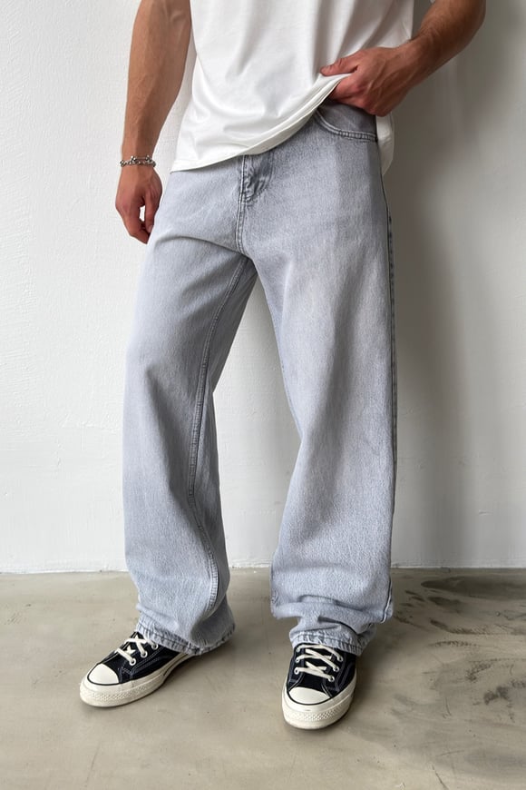 Yıkamalı Baggy Jean