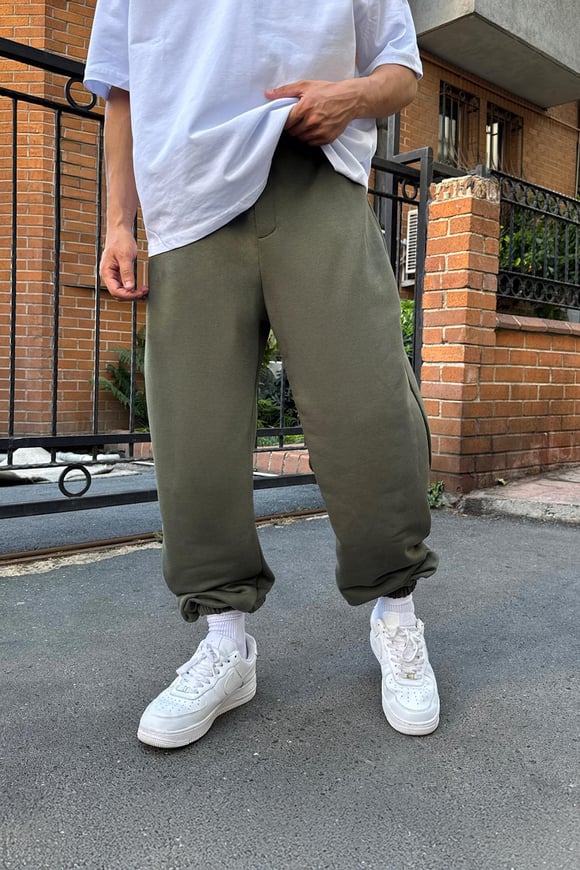 Bel Bağcıklı Cep Detaylı Jogger Eşofman Altı