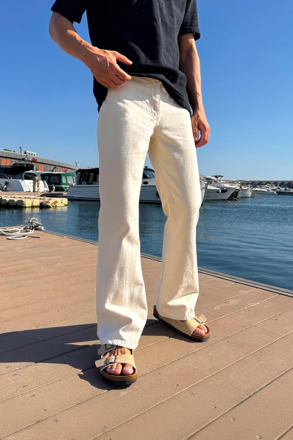 İspanyol Paça Basic Baggy Jean