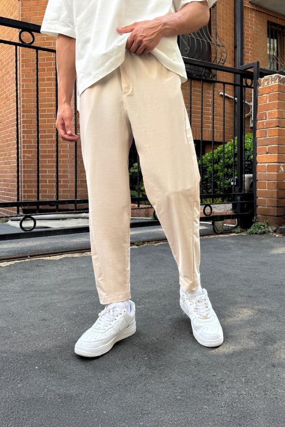 Paraşüt Kumaş Boyfriend Kalıp Pantolon