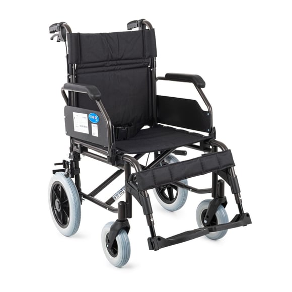 Comfort Plus DM-337 transfer tekerlekli sandalye çapraz görünüm