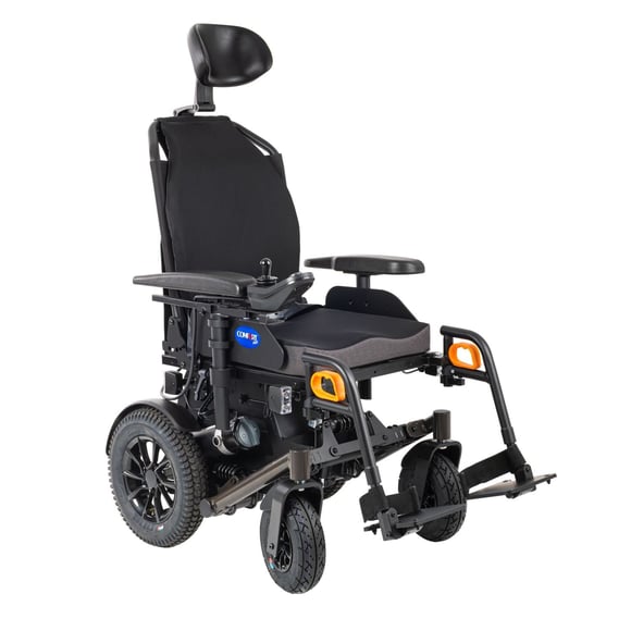 Comfort Plus Rider Akülü Tekerlekli Sandalye Önden Görünüm