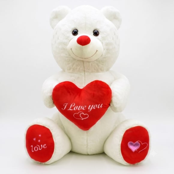 1028 SEVİMLİ AYI 80 CM EKRU
