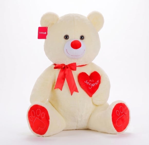 1030 YUMOŞ AYI 47 CM EKRU
