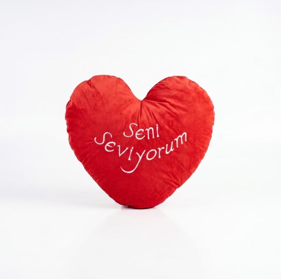1153 KALP YASTIK 4 NO 36X36 CM KIRMIZI