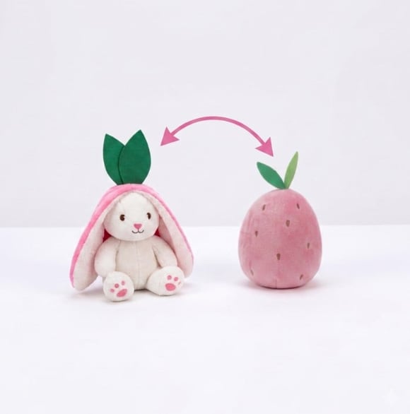 1218 BERRY RABBİT 18 CM EKRU