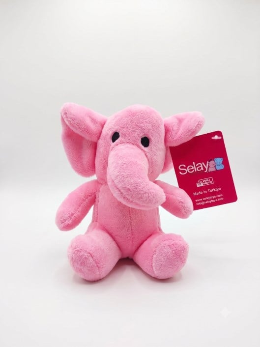 3304 MİNİ FİL 12 CM PEMBE