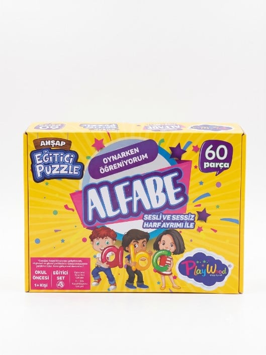 EĞİTİCİ AHŞAP HAFIZA KARTLARI ALFABE