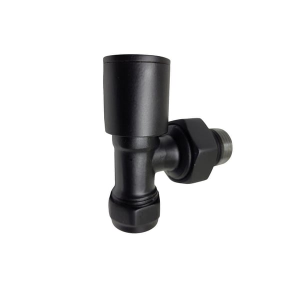 Siyah Havlupan Vanası Pex Köşe-1/2x16 mm
