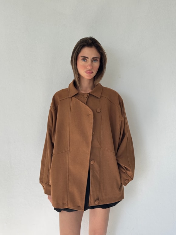 Retrobird Ruby Bomber Açık Kahve Ceket Mont