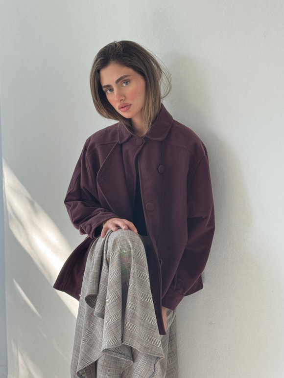 Retrobird Ruby Bomber Mürdüm Ceket Mont