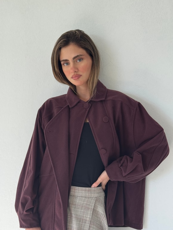 Retrobird Ruby Bomber Mürdüm Ceket Mont