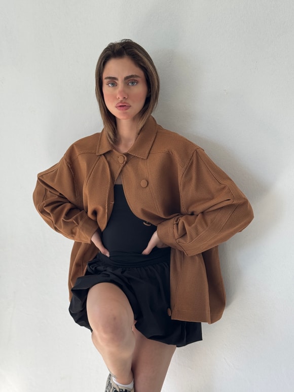 Retrobird Ruby Bomber Açık Kahve Ceket Mont