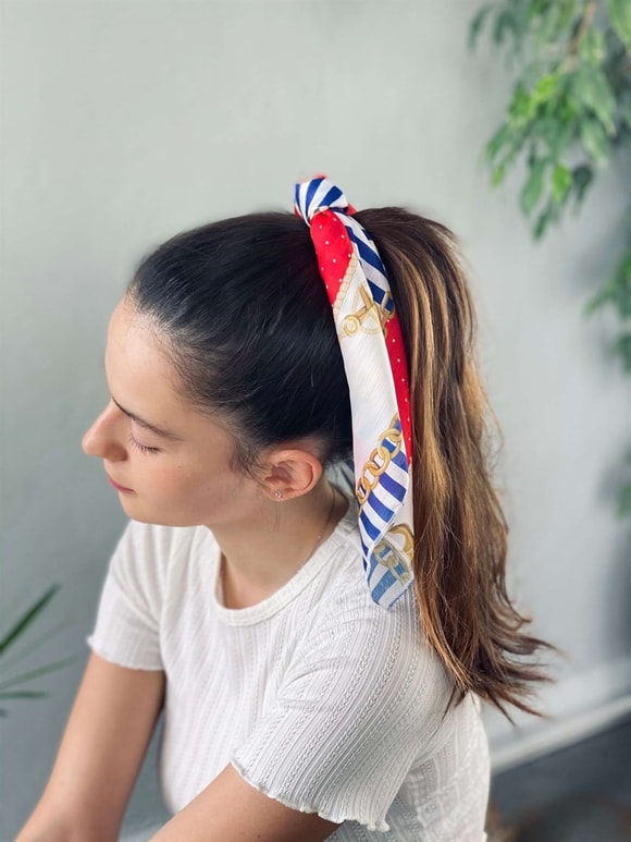 Retrobird Lastikli Renkli Toka Ve Fular