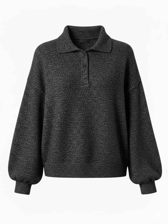 Retrobird Antrasit Polo Yaka Basic Kazak