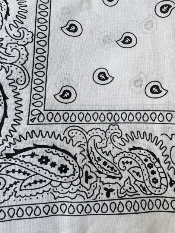 Retrobird Beyaz Bandana