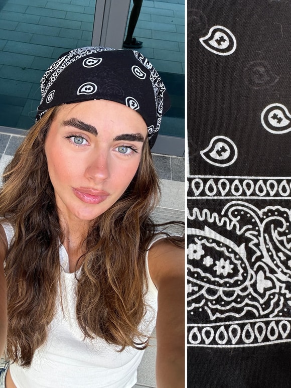 Retrobird Siyah Bandana