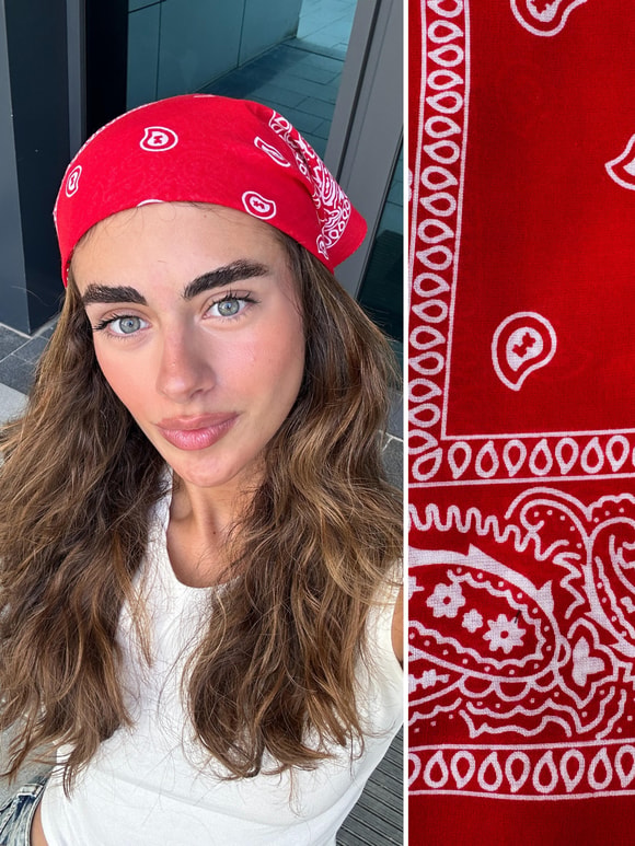 Retrobird Kırmızı Bandana