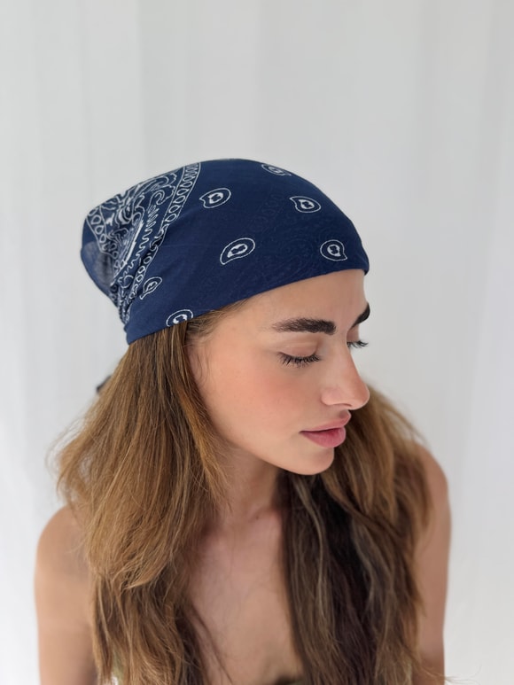Retrobird Lacivert Bandana