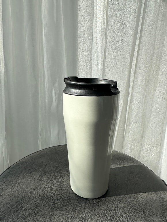 Retrobird Outdoor Kamp Paslanmaz 400 ML Çelik Beyaz Termos