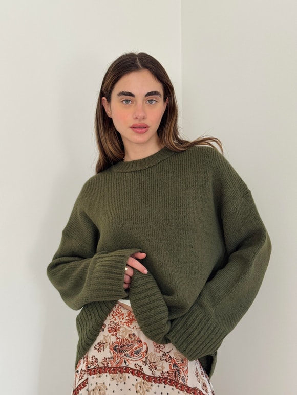 Retrobird Pinterest Oversize Haki Basic Kazak