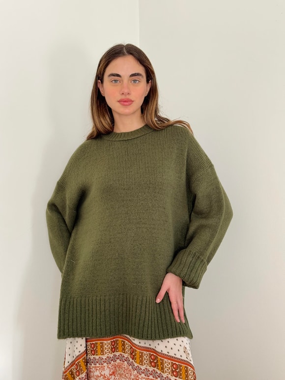 Retrobird Pinterest Oversize Haki Basic Kazak