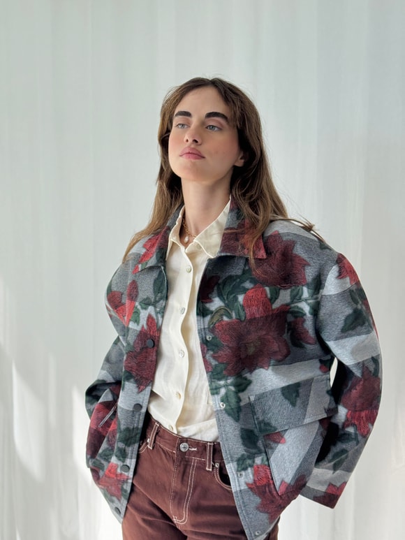 Retrobird Tasarım Füme Brooklyn Bomber Ceket
