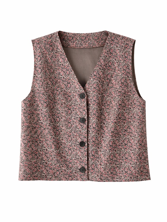 Retrobird Design Beige Vest