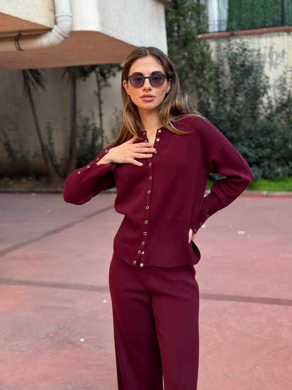 Retrobird Bordo Triko Takım