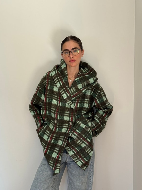 Retrobird Urban Retro Kapüşonlu Oversize Haki Ceket Kaban