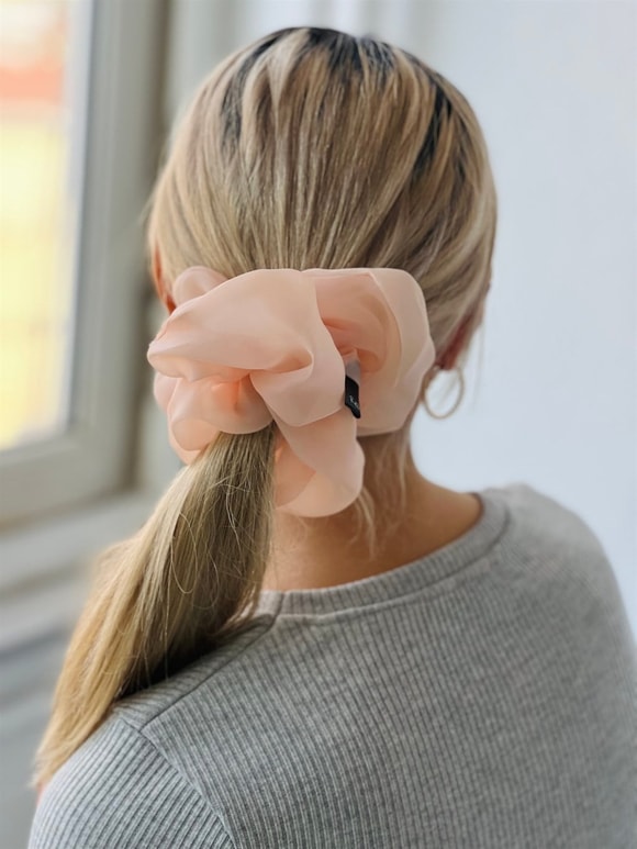 Retrobird 2li Çok Renkli Scrunchie Simit Toka Seti