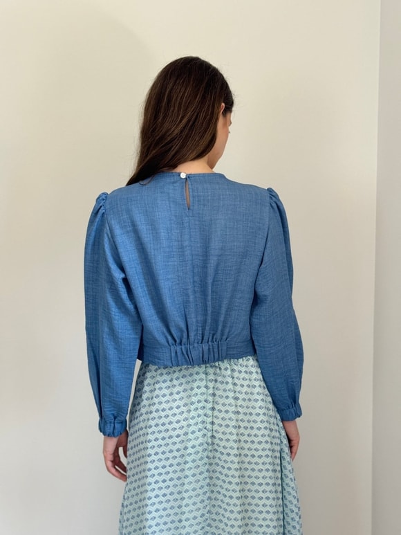 Retrobird Alisa Retro Blue Shirt with Cover