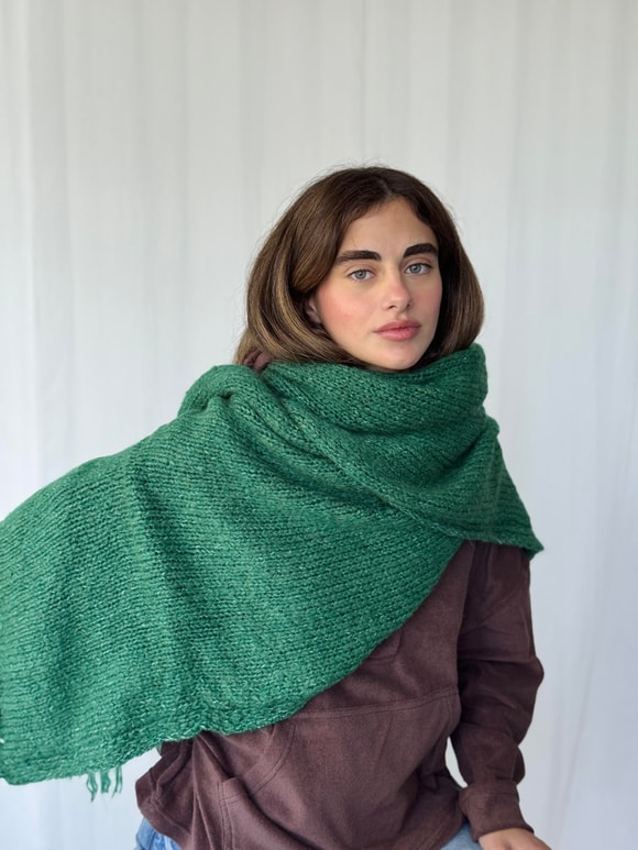 Retrobird Büyük Boy Soft Örgü Atkı