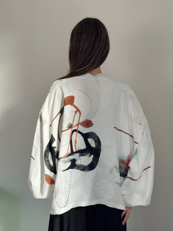 Retrobird Mini Wrap Bluz Kimono