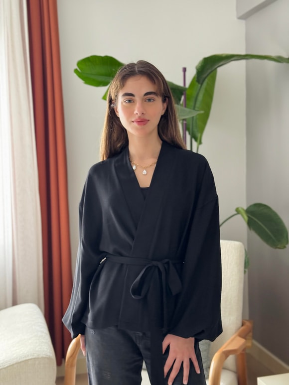 Retrobird Mini Wrap Bluz Kimono