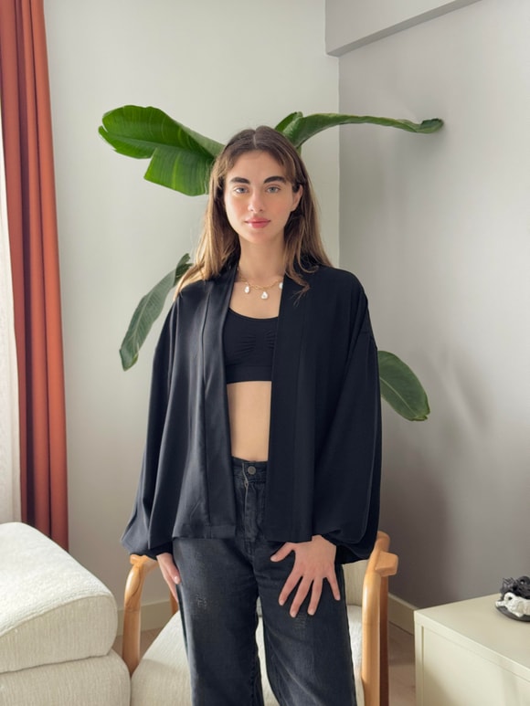 Retrobird Mini Wrap Bluz Kimono