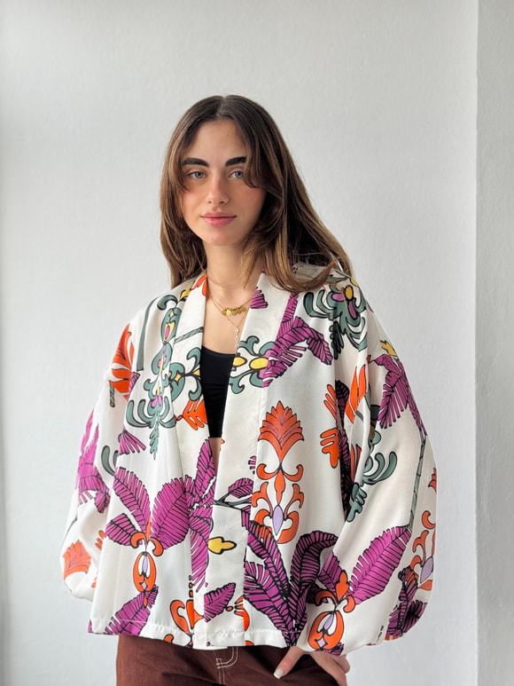 Retrobird Mini Wrap Bluz Kimono