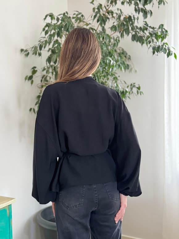Retrobird Mini Wrap Bluz Kimono