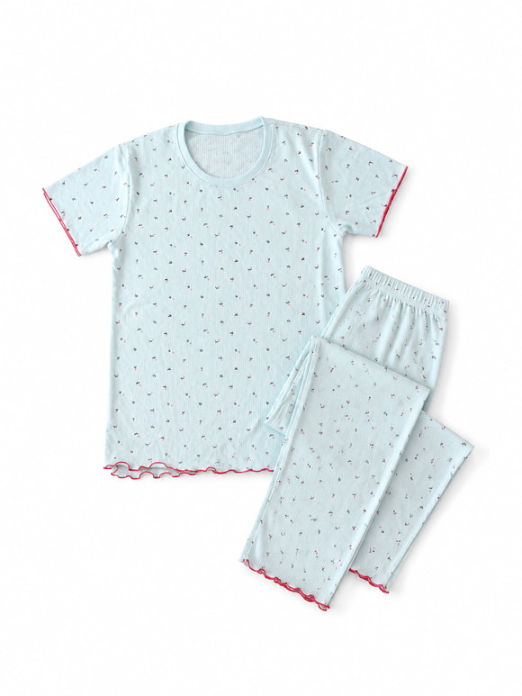 Retrobird Pijama Takımı – Yazlık Ev Giyim