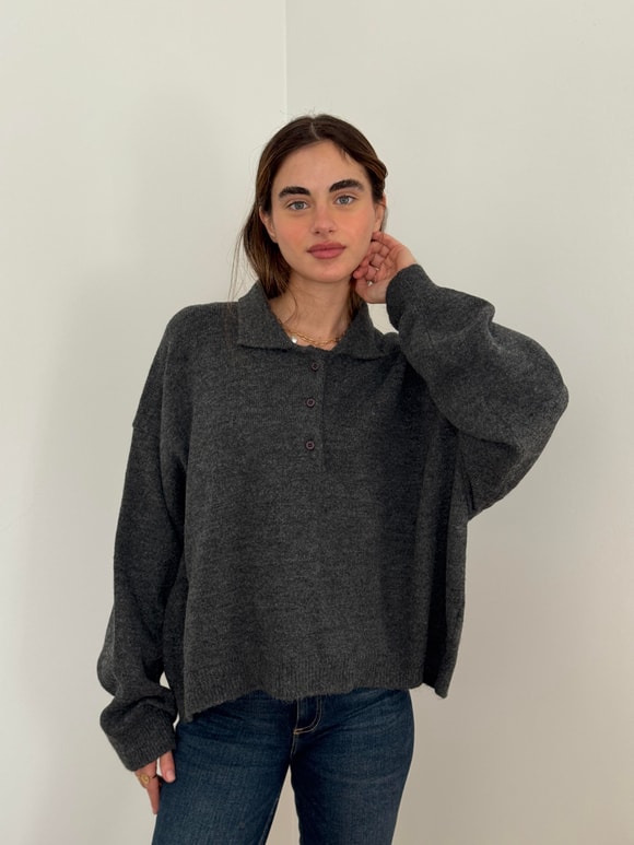 Retrobird Polo Yaka Basic Kazak