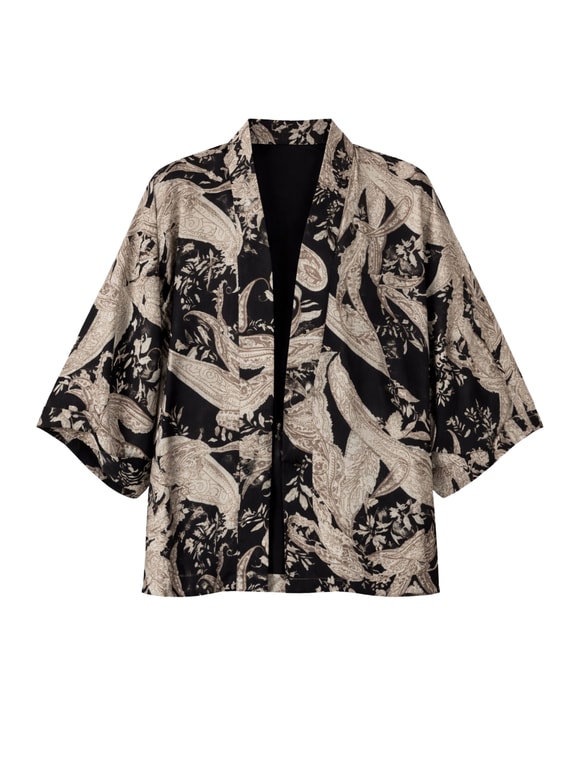 Retrobird Tasarım Boho Desen Mini Kimono