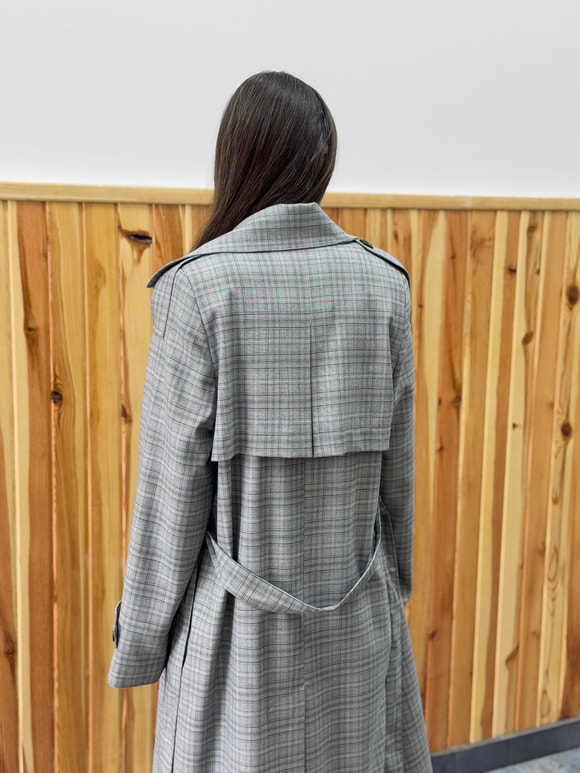 Retrobird Tasarım İngiliz Pelerin Model Trenchcoat Ceket