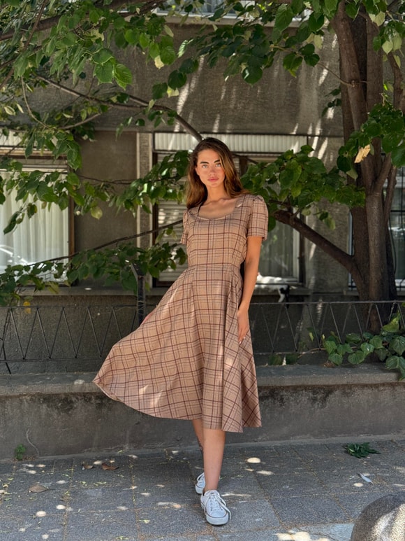 Retrobird Tasarım Matilda Uzun Elbise