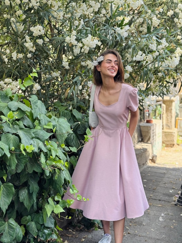 Retrobird Tasarım Matilda Uzun Elbise