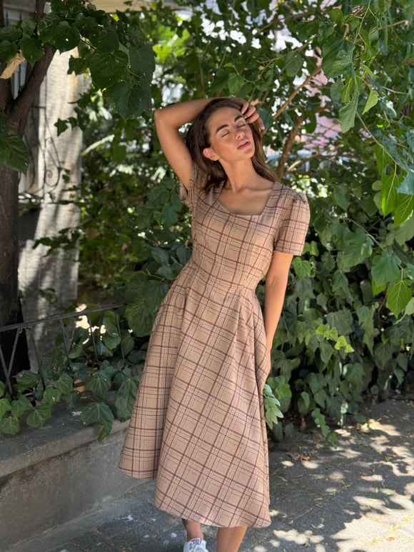 Retrobird Tasarım Matilda Uzun Elbise