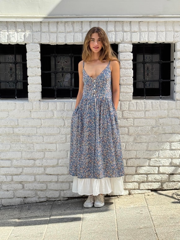 Retrobird Tasarım Viktorya Dönemi Countryside Elbise