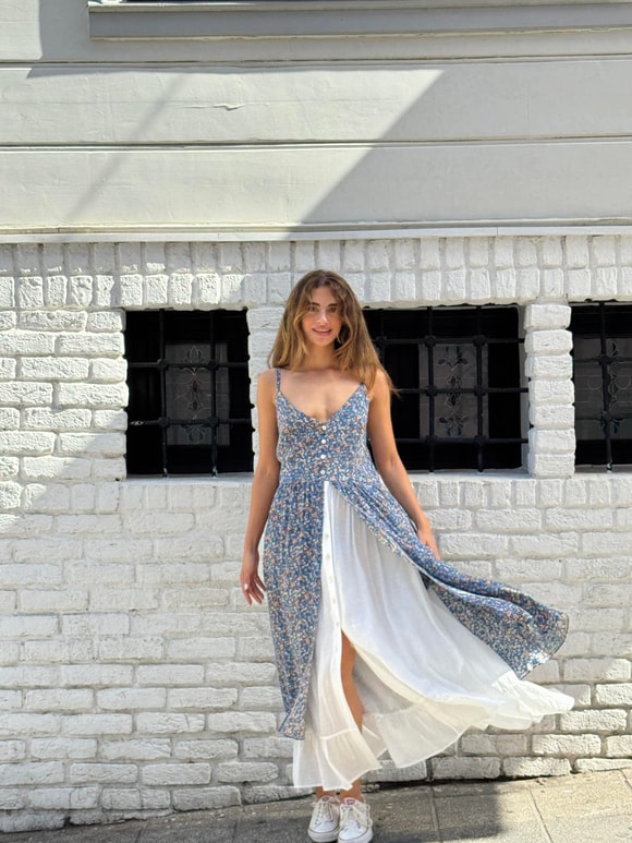 Retrobird Tasarım Viktorya Dönemi Countryside Elbise