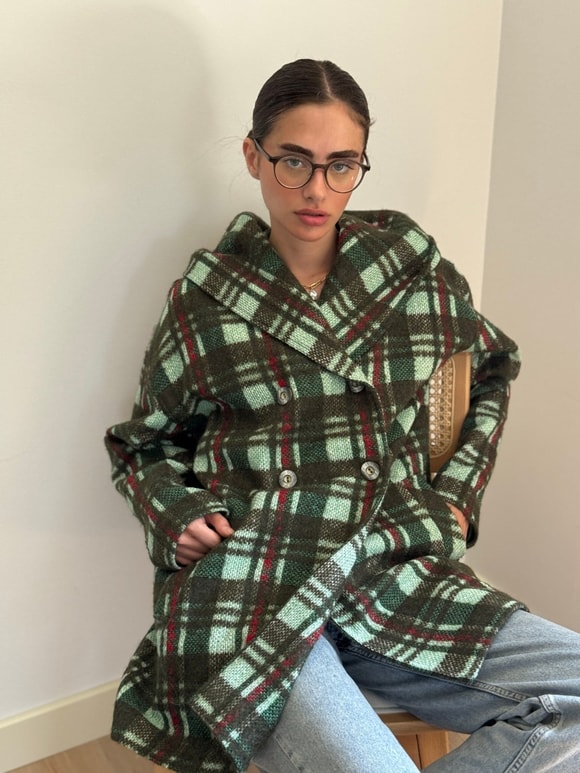 Retrobird Urban Retro Kapüşonlu Oversize Haki Ceket Kaban